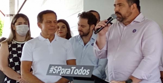 Jô Silvestre e João Dória inauguram o AME de Avaré; unidade começa a funcionar em maio