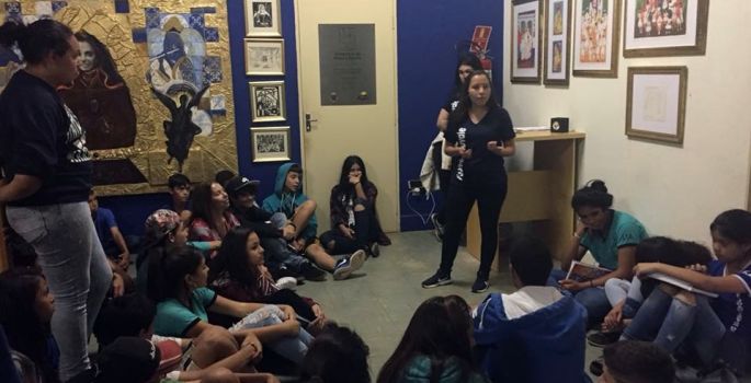 Semana Djanira mobiliza estudantes para artes na CAIC