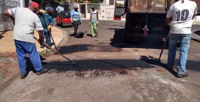 Prefeitura de Avaré executa mais uma fase da Operação Tapa-buracos