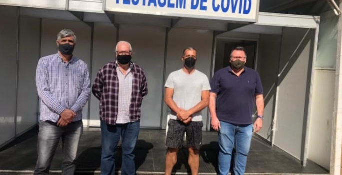 Após polêmica, tenda de teste da covid-19 no largo São João é liberada em Avaré