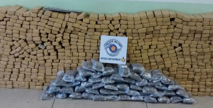 POLICIAMENTO RODOVIÁRIO APREENDE MAIS DE 400 KG DE DROGAS