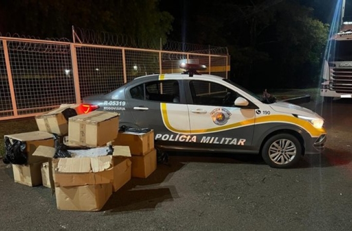 Polícia apreende milhares de equipamentos eletrônicos sem nota fiscal na rodovia Castelo Branco