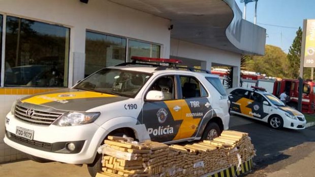 TOR aprende caminhão com mais de 550 Kg de drogas