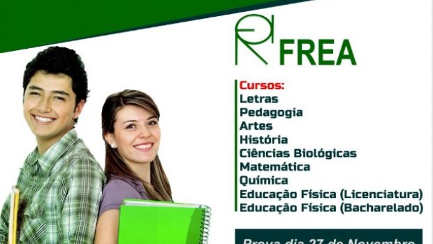 INSCRIÇÕES PARA O VESTIBULAR 2017 DA FREA SEGUEM ATÉ DIA 20