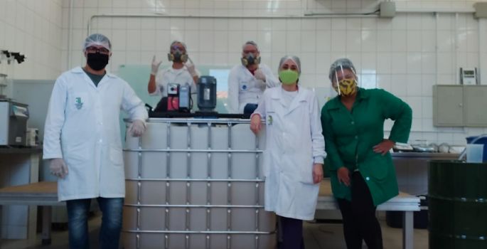 IFSP – CÂMPUS AVARÉ PRODUZ MÁSCARAS E ÁLCOOL EM GEL PARA SEREM DOADAS A INSTITUIÇÕES