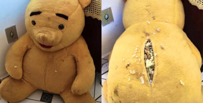 Adolescente de 16 anos é apreendido com drogas escondidas dentro de urso de pelúcia em Avaré