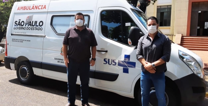Avaré recebe ambulância e emenda para a Santa Casa