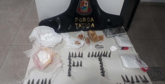 Polícia Militar prende traficante por tráfico de drogas na Vila Martins 2 em Avaré