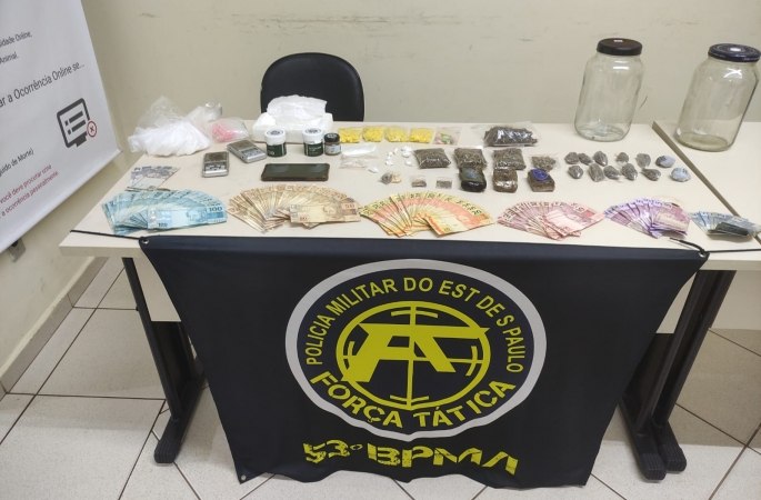 PM prende jovem de 22 anos por tráfico de drogas em Avaré após denúncia anônima