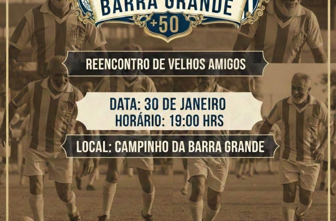 Jogo de confraternização ocorrerá na Barra Grande