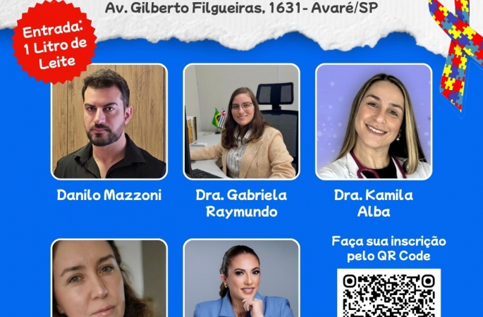 6º Simpósio do Autismo, que acontece no dia 24 de abril, está com inscrições abertas
