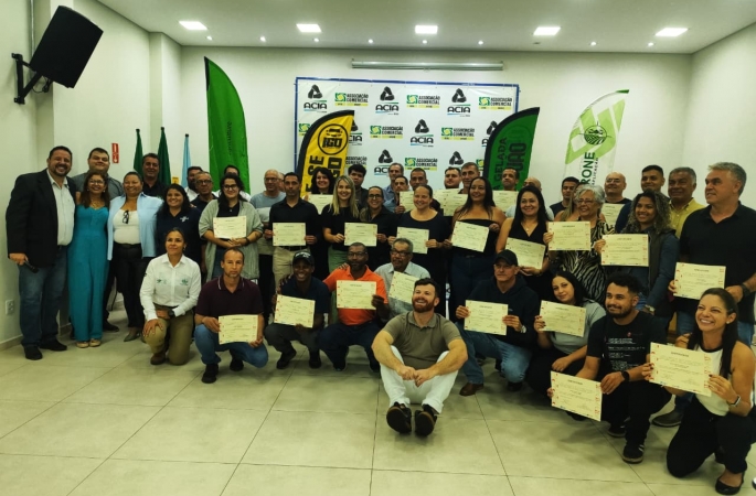 Alunos do curso de operação de drones receberam certificados de conclusão