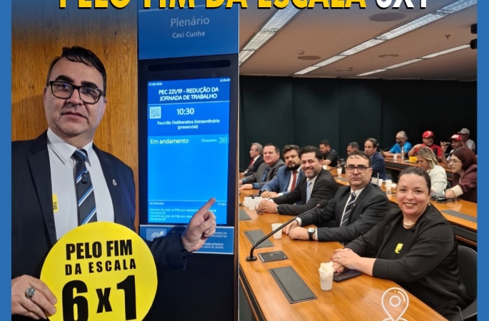 Flávio Zandoná viaja até Brasília para acompanhar votação histórica sobre o fim da escala 6×1