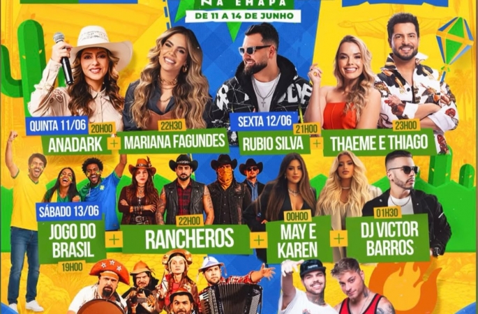 1ª FESTA JUNINA DE AVARÉ TERÁ GRANDES SHOWS E QUATRO DIAS DE CELEBRAÇÃO NA EMAPA