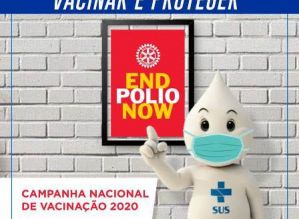 Rotary participa de campanha contra a poliomielite