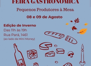 Pequenos Produtores à Mesa realizam Edição de Inverno da Feira Gastronômica