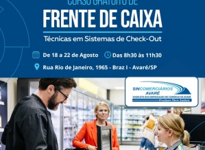 Curso de Frente de Caixa é Oferecido em Avaré pelo Sincomerciários