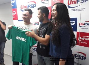 Arthur do Val palestra para alunos da UniFSP em Avaré