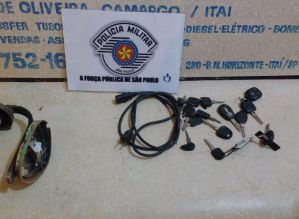 PM prende dois pelo crime de furto em Itaí