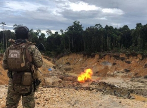 PF e Forças Armadas fazem operação para destruir logística e retirar garimpeiros da terra yanomami