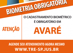Cadastro Biométrico em Avaré ultrapassa 60% informa Justiça eleitoral