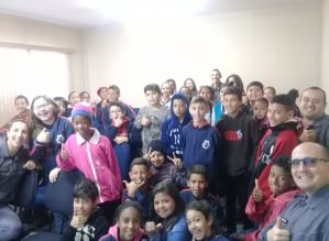 POLÍCIA MILITAR RECEBE CRIANÇAS NA ESCOLINHA DA PM EM AVARÉ