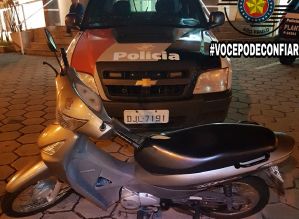 PM apreende menor de idade que furtou motocicleta em Avaré