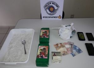 Mais de 4 Kg de cocaína são apreendidos pela PM de Avaré