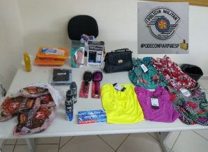 Casal é preso depois furtar várias lojas em Avaré