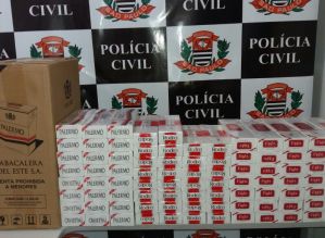 Polícia Civil apreende cigarros contrabandeados em Piraju
