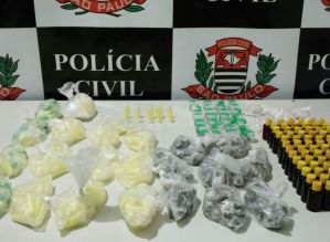 Polícia Civil prende homem em Piraju com “kit” de drogas na mochila
