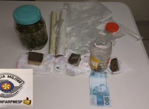 PM flagra traficante em estrada Rural de Avaré