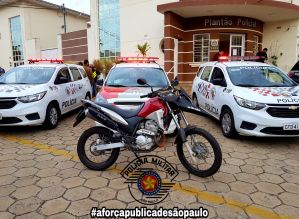 Polícia Militar recupera moto furtada e prende criminoso em Avaré