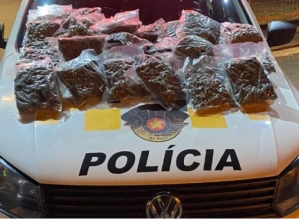 TOR prende mulher com 40 pacotes de maconha