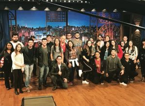 Alunos da Faculdade Eduvale de Avaré visitam os estúdios do SBT