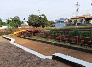 Avaré: Prefeitura revitaliza pintura da Praça Japonesa