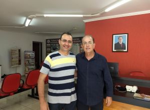 Deputado eleito, Luiz Carlos Motta visita Sincomerciários Avaré