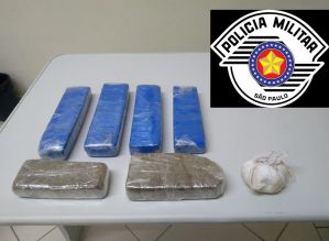 Homem é preso com 6 tabletes de drogas no Bairro Terras de São José - Avaré