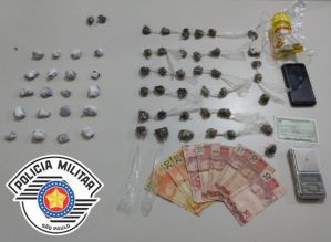 Traficante é flagrado e preso na Vila Martins em Avaré