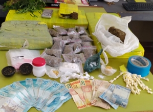 Itaí: Operação da Polícia Civil apreende mais de 11 quilos de drogas