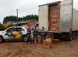 Polícia Rodoviária apreende mais de 14 milhões de cigarros contrabandeados na Castello Branco