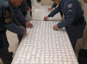 Força Tática de Avaré flagra traficante com 1.398 porções de cocaína
