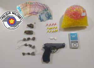 Polícia Militar prende traficante, apreende drogas e desvenda crime de roubo em Avaré