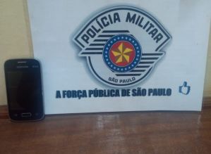 Polícia Militar recupera celular furtado em Comércio na cidade de Itaí