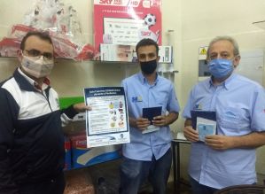 Sincomerciários realiza ação na prevenção da Covid-19 na reabertura do comércio