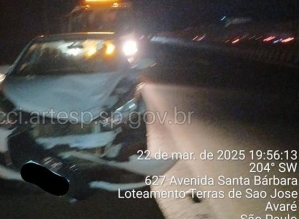 Pedestre morre após ser atropelado por carro em rodovia de Avaré