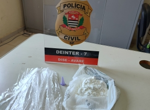 Avaré: Polícia Civil prende em flagrante homem acusado de vender cocaína