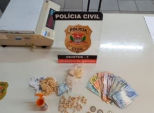 Três são presos por tráfico de drogas durante ações da Polícia Civil
