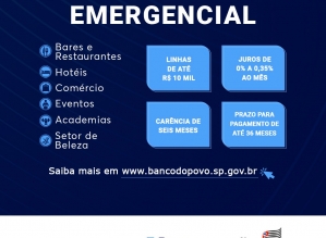 Avaré: Plano estadual disponibiliza apoio econômico a setores mais afetados na pandemia