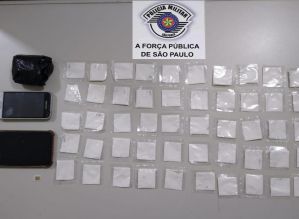 PM prende trio em Águas de Santa Bárbara por tráfico de drogas